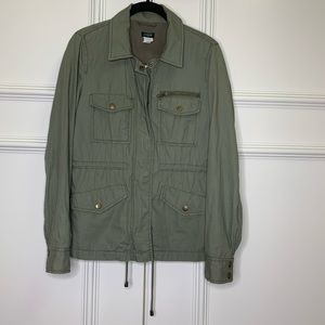 Green J Crew jacket